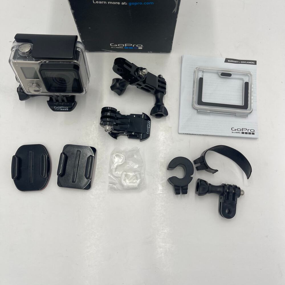 GoPro Hero 3+ Silver, Accessories, Waterproof Case, No SD Card TESTED
